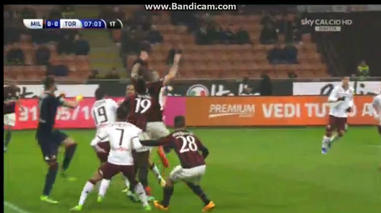 first chance in match Ac miman vs torino 27/02/2016