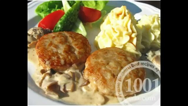 Быстрые куриные котлеты с сыром в духовке