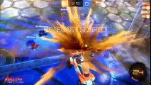 OneTwoFree Let's Play Rocket League Gameplay EPIC Aerial Goal
