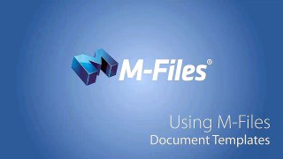 M-Files Document Templates