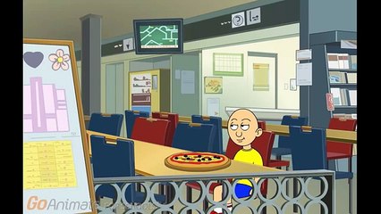Caillou cuts school to go to Chuck E Chesses