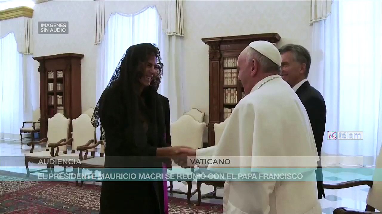 El presidente Macri se reunió con el Papa en el Vaticano