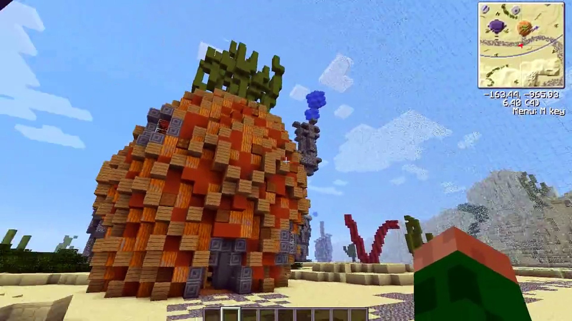 Minecraft Bikini Bottom Spongebob Squarepants Mod Showcase Video Dailymotion