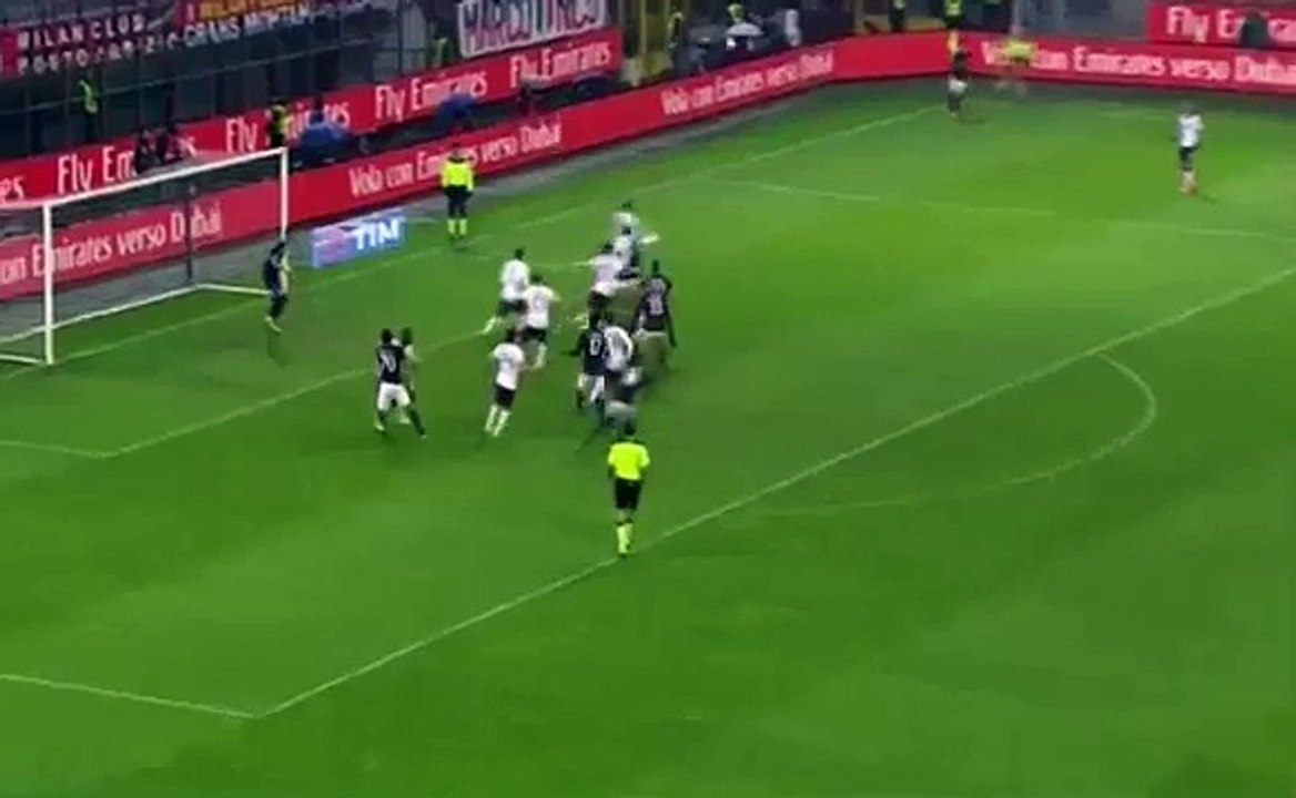 AC Milan vs Torino 1-0   Luca Antonelli goal   27-02-16