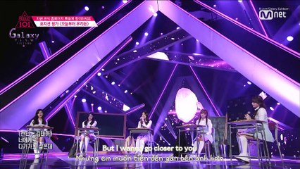 [Galaxy Team] [Engsub - Vietsub] [160226] 오늘부터 우리는 Me gustas tu - Vocal Team - Produce 101  EP 06