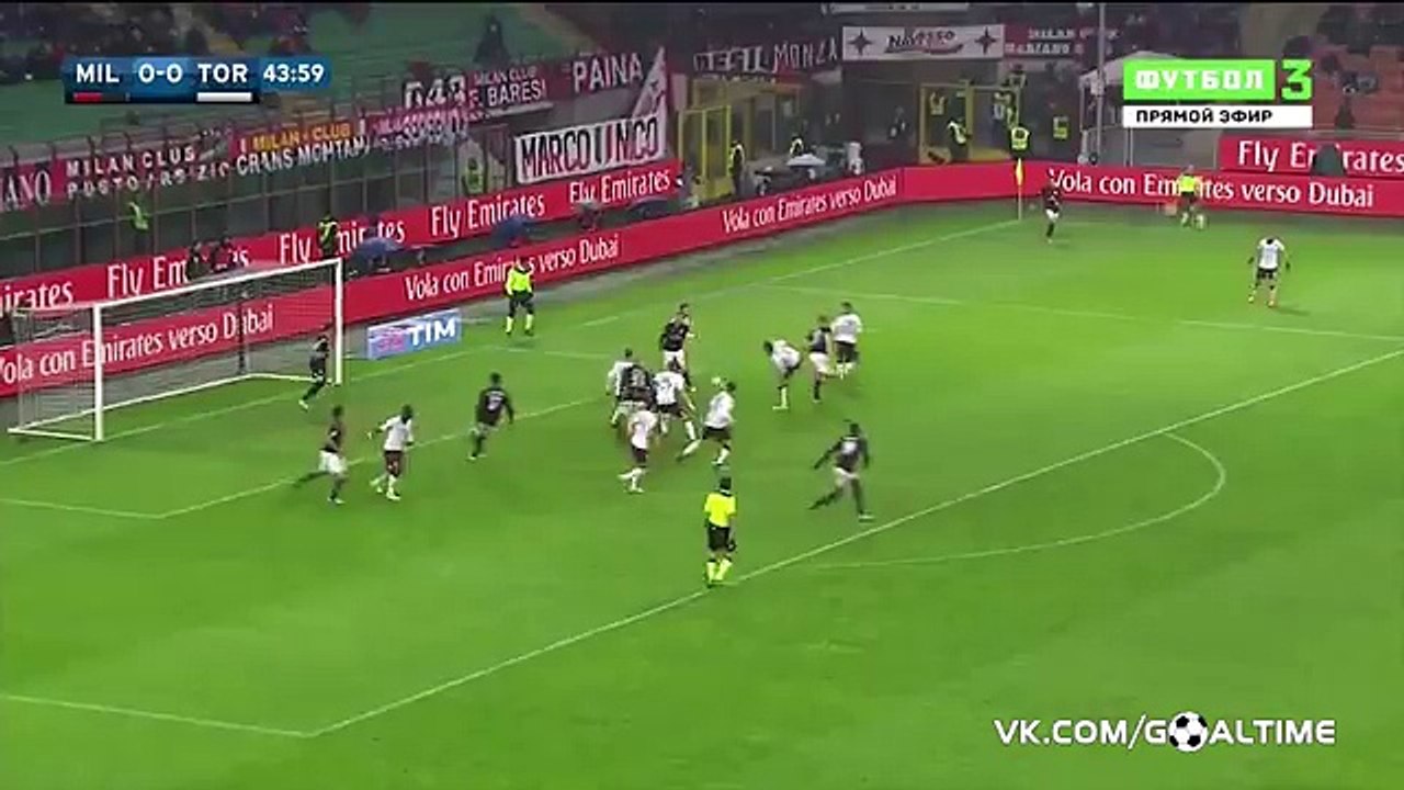 Luca Antonelli Goal - AC Milan 1 - 0	Torino - 27-02-2017 HD