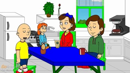Caillou Misbehaves At Breakfast