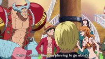 Nami doesn't want Luffy to go alone