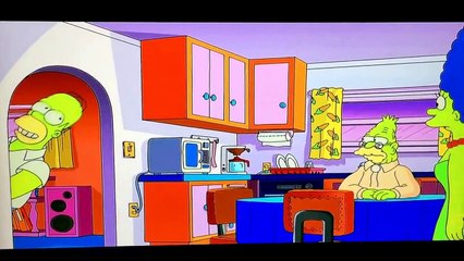 The Simpsons movie pig kitchen