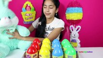 20 Easter Surprise Eggs Spongebob Hello Kitty Sofia the First Spiderman Angry Birds Prince