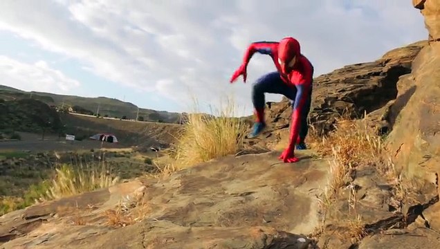 Spiderman vs Venom in Real Life - Spiderman hunter Superhero Fights Movie