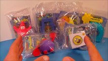 2011 SPONGEBOB SQUAREPANTS LEGENDS OF BIKINI BOTTOM SET OF 6 BURGER KING TOYS VIDEO REVIEW