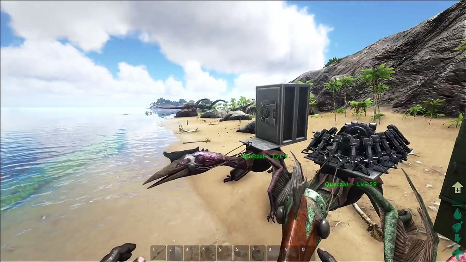 Ark Survival Evolved Ultimate Quetzal Guide Flying Bases Respawns Fortress Factory Quetzalcoatlus Video Dailymotion