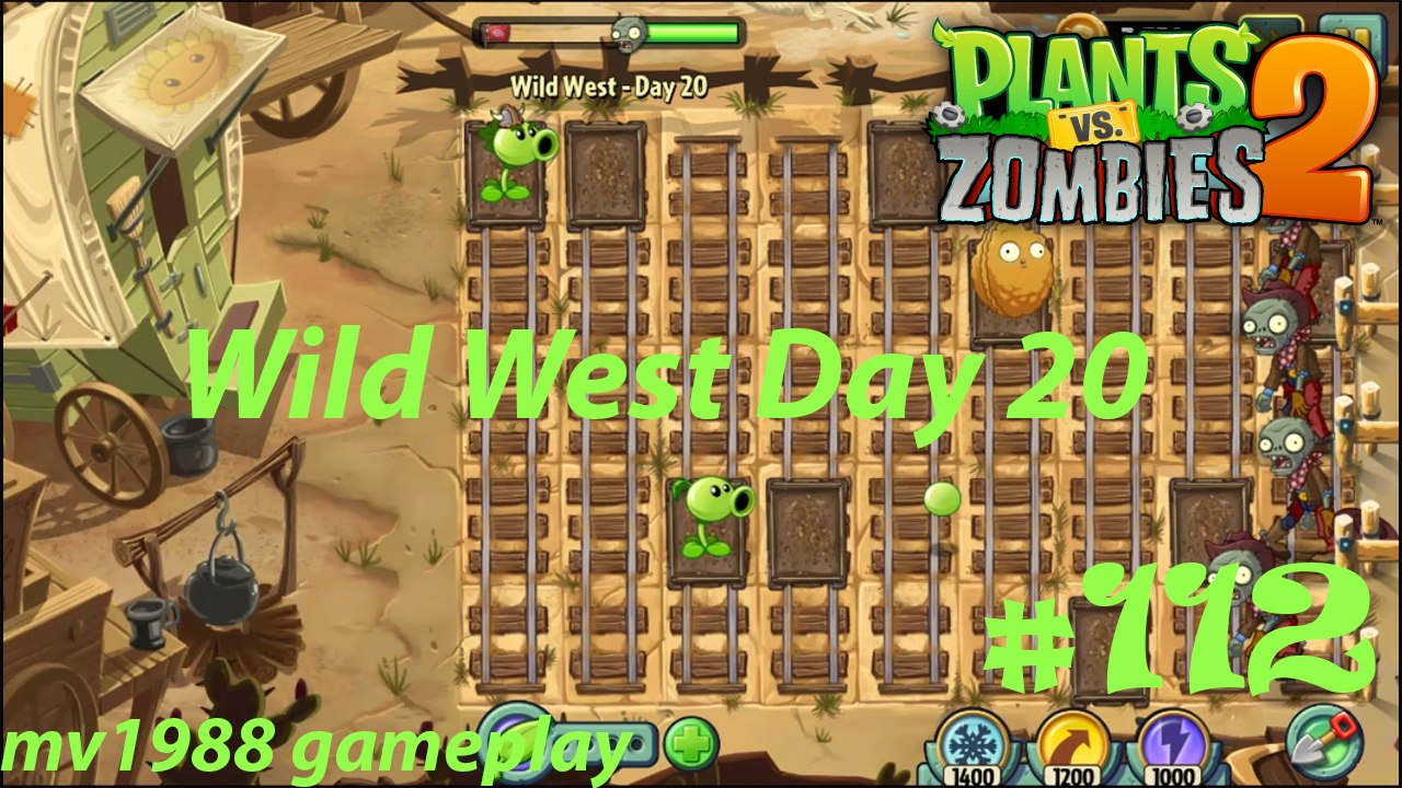 Plants Vs. Zombies 2 - Wild West Day 20 Gameplay HD (part #112)