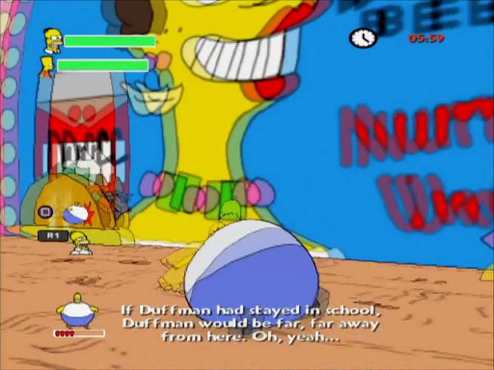 The Simpsons Game Walkthrough part 2 — The Best Game (PSP / PS2 Version)
