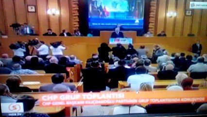 CHP Grup Toplantısında RTE a yüzyılın kapak konuşması