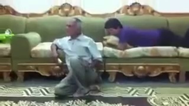 whatsapp latest funny videos old man jumped off surprised by grandson
