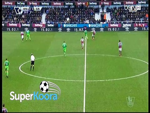 اهداف مباراة ( وست هام يونايتد 1-0 سندرلاند ) الدوري الإنجليزي الممتاز