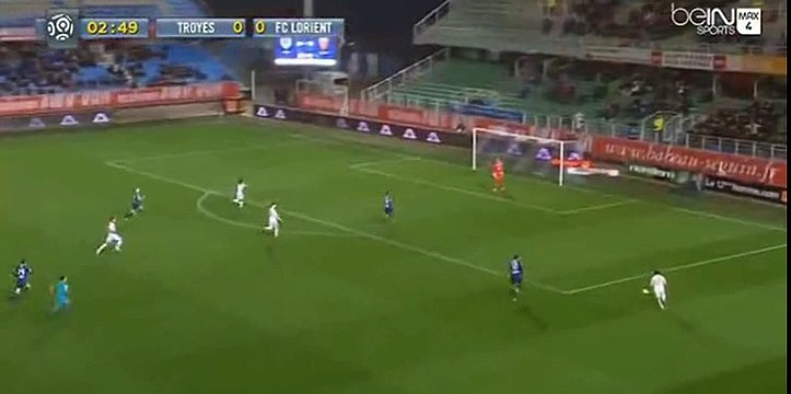 Majeed Waris Goal - Troyes 0 - 1	Lorient - 27-02-2016