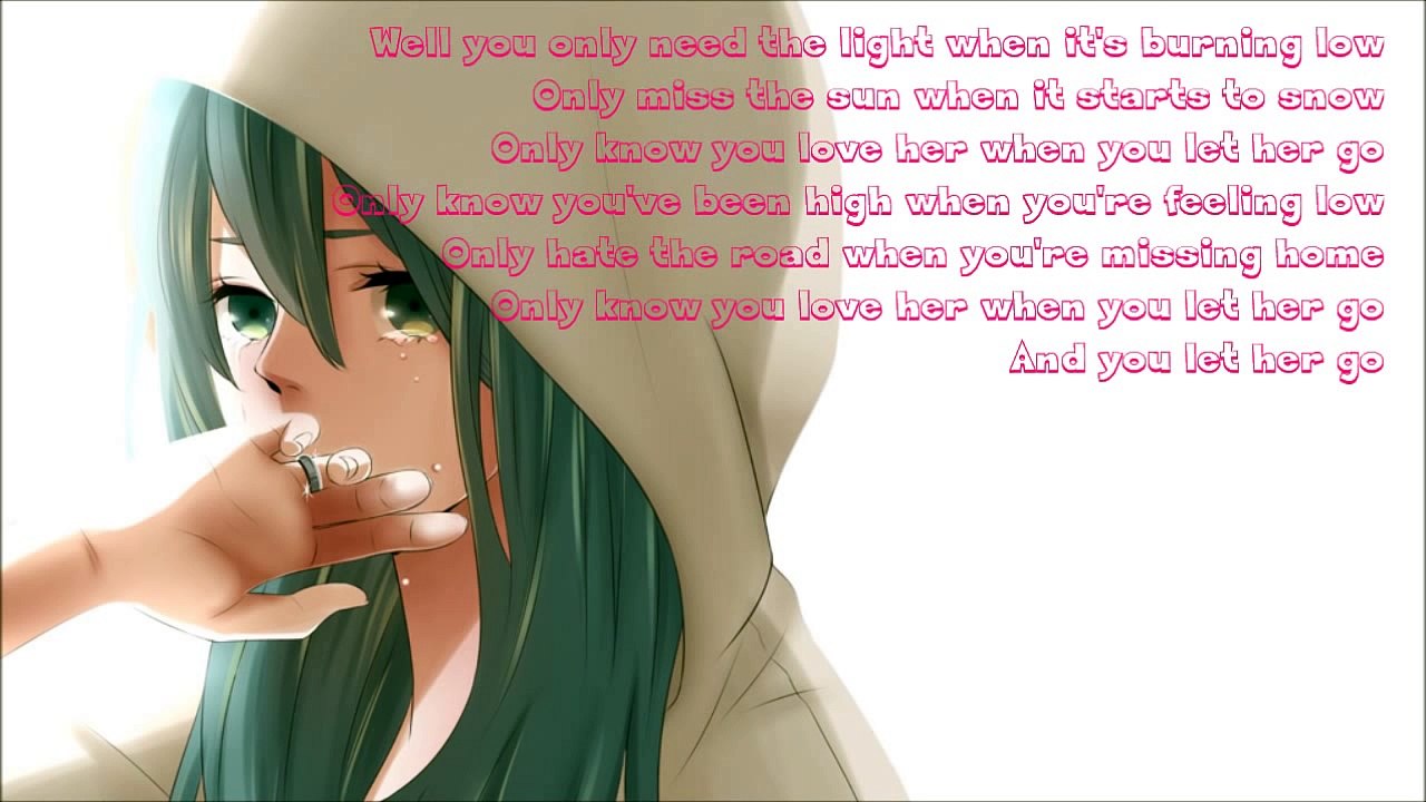 [HD] Nightcore - Let her go [Lyrics]