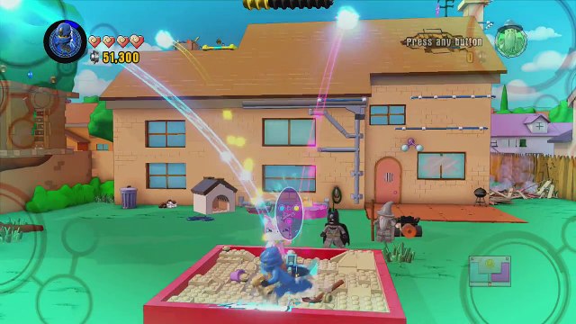 Lego Dimensions Level 2 Episode 1 - The Simpsons, UniKitty, and Hans Moleman!