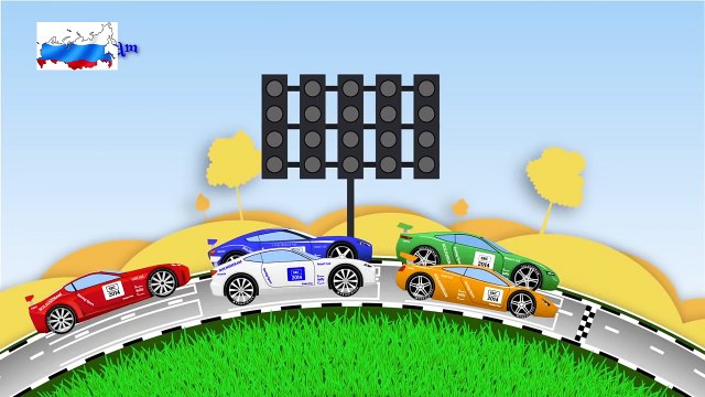 Машинки. Грузовик. Учим фрукты. Учимся считать. Развивающий мультик