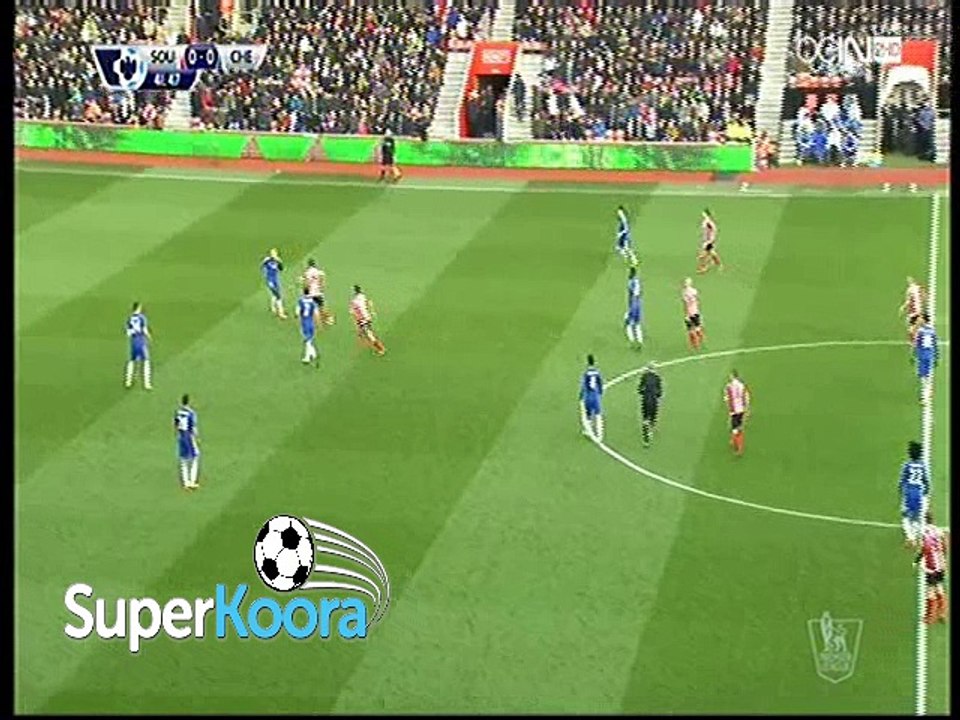 اهداف مباراة ( ساوثهامتون 1-2 تشيلسي ) الدورى الانجليزي