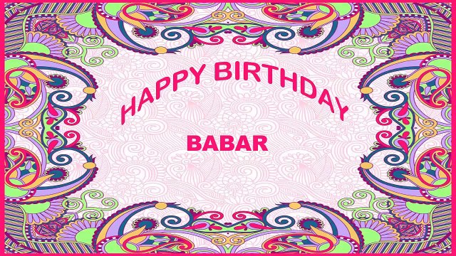 Babar Birthday Postcards & Postales - Happy Birthday