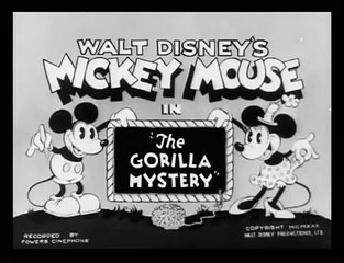 Mickey Mouse - The Gorilla Mystery (1930)