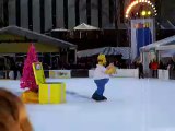 The Simpsons On Ice: Homer with Spider Pig