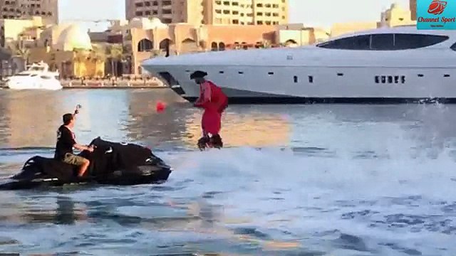 Флайборд- полеты на доске над водой- Экстремальный спорт