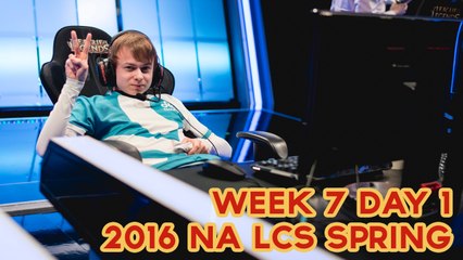 2016 NA LCS Spring: Week 7 Day 1 Highlights
