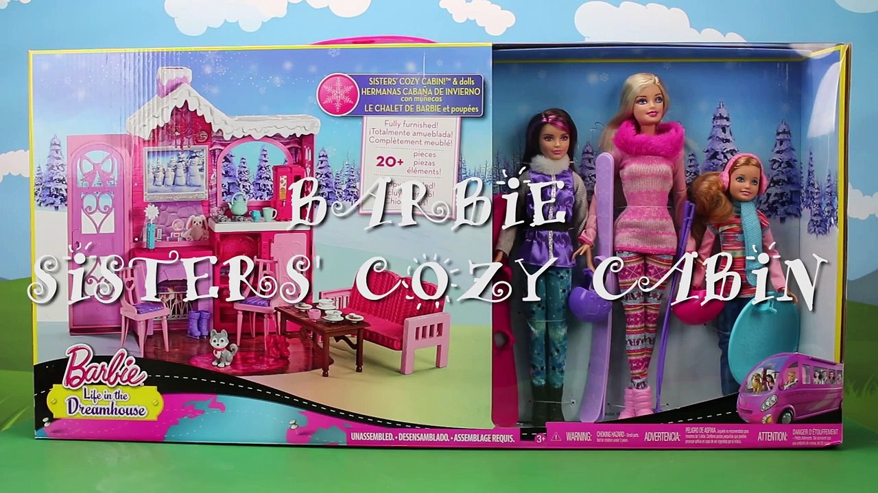 Barbie Winter Family Buildup Toy Set Review. DisneyToysFan