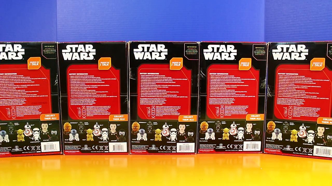 Star Wars Talking Plush The Force Awakens Kylo Ren With Lightsaber Chewbacca Rey Stormtrooper Yoda