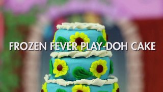 How To Make a Frozen Fever Cake with Play-Doh. DisneyToysFan