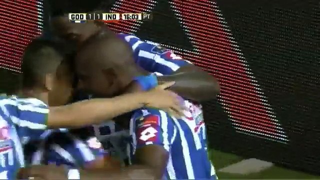 Gol de García. Godoy Cruz 1 - Independiente 1. Fecha 2. Primera División 2016.