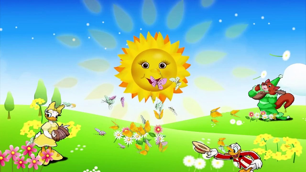 Солнышко, солнышко, выходи. Музыкальный клип для малышей / The sun song for kids. Наше_всё!