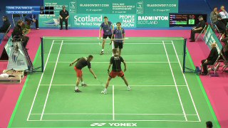Badminton - Cwalina / Wacha vs Beck / Kaesbauer (MD, R16) - Scottish Open 2015