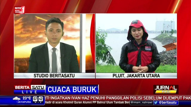 Jakarta Diguyur Hujan Deras, Waduk Pluit Masih Normal