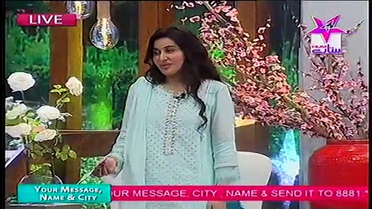 Sitaray Ki Subha Part1 HumSitaray Show with Shaista Lodhi 19 AUG 2015