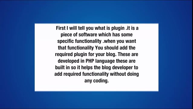 important plugins for seo and blogging