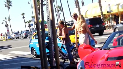 Blonde Girl Pick up Guys in a Corvette Gold Digger Prank 2015