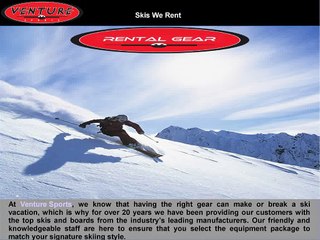 Beaver Creek ski rental