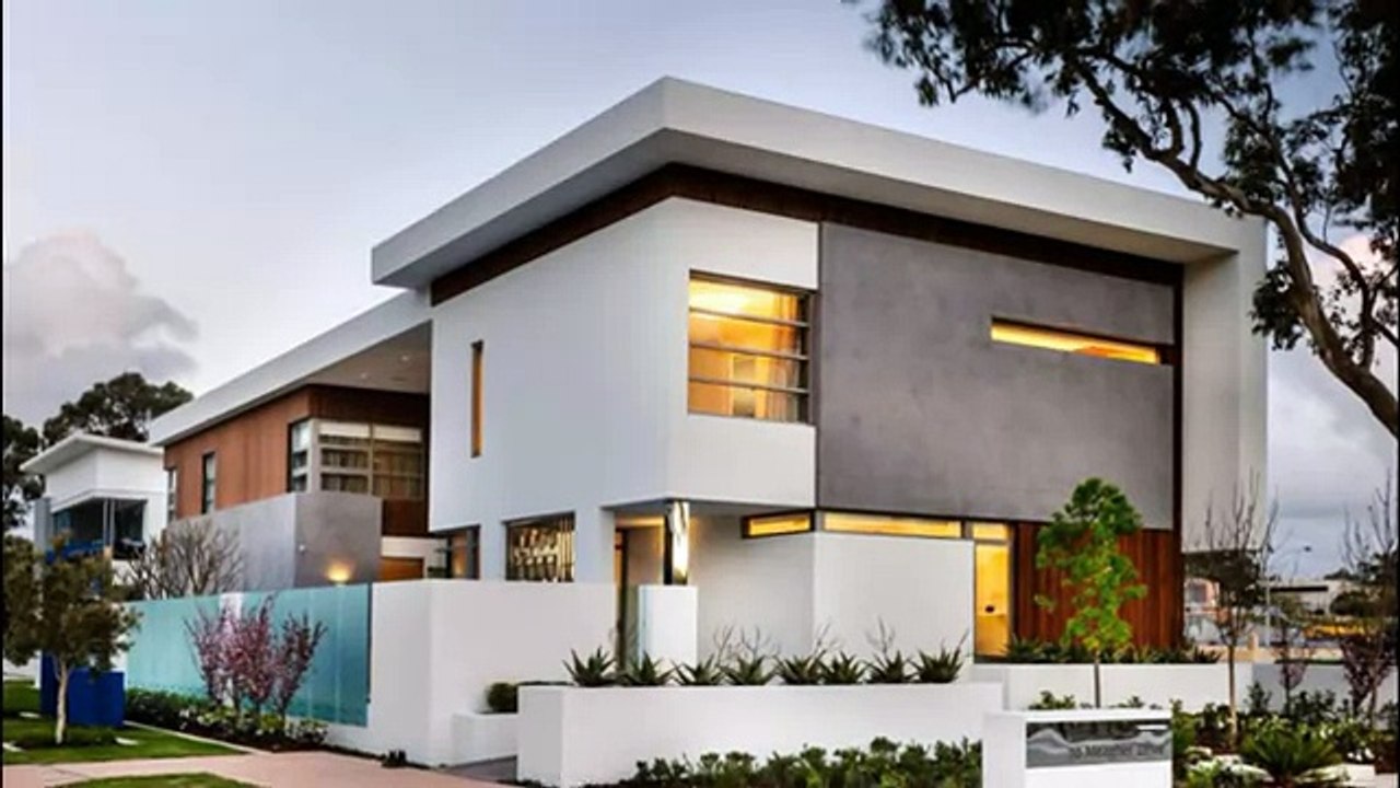 Современный проект дома с плоской крышей. Дизайн интерьера частного дома