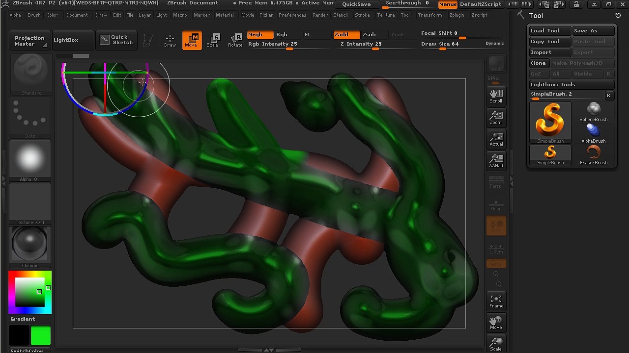 4-2.5D Canvas - Introduction to ZBrush 4R7