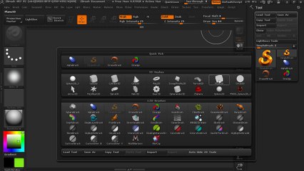 5-Creating simple geometry - Introduction to ZBrush 4R7