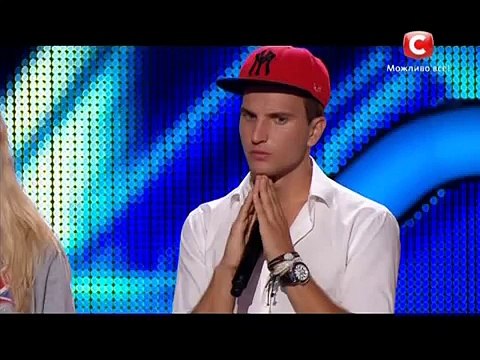 «Х-фактор-5» -Денис Морозенко - в испытании '30 секунд' -Тренировочный лагерь (18.10.2014)