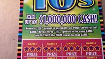 Wild 10s - Illinois Lottery $10 Instant Scratch Off Ticket Video