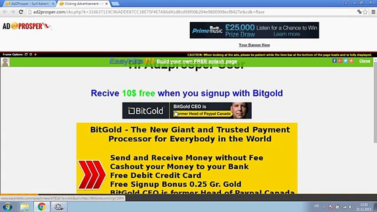 Ad2Prosper- English Tutorial for a good start