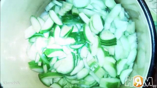 Салат из огурцов с луком на зиму Тещины заготовки на зиму